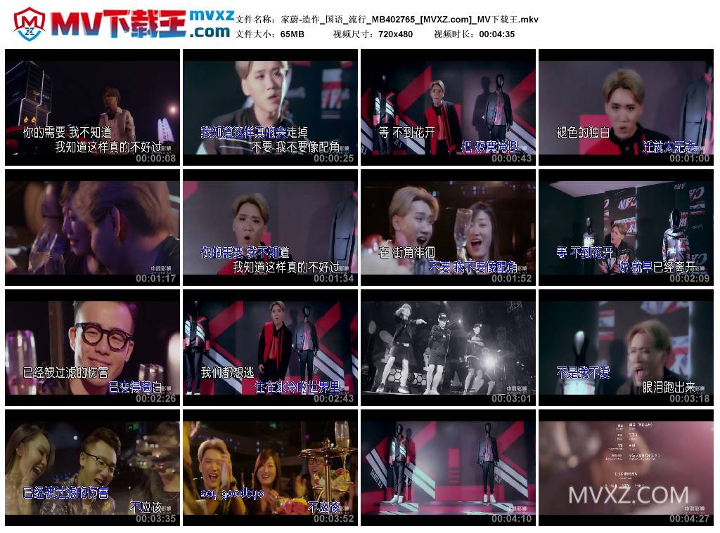 家蔚-造作_国语_流行_MB402765